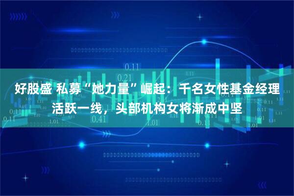 好股盛 私募“她力量”崛起：千名女性基金经理活跃一线，头部机构女将渐成中坚