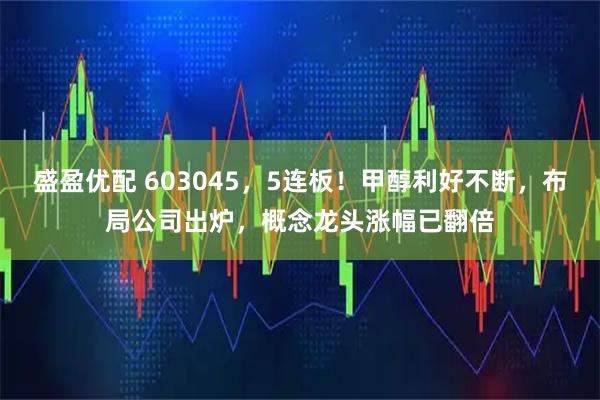 盛盈优配 603045，5连板！甲醇利好不断，布局公司出炉，概念龙头涨幅已翻倍
