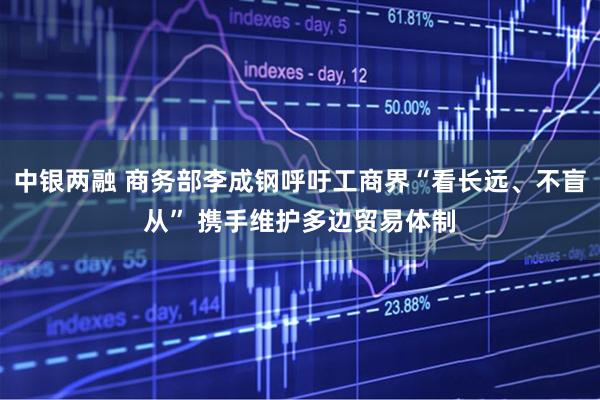 中银两融 商务部李成钢呼吁工商界“看长远、不盲从” 携手维护多边贸易体制